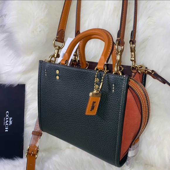 Coach Handbags - Coach Rogue 20 In Colorblock